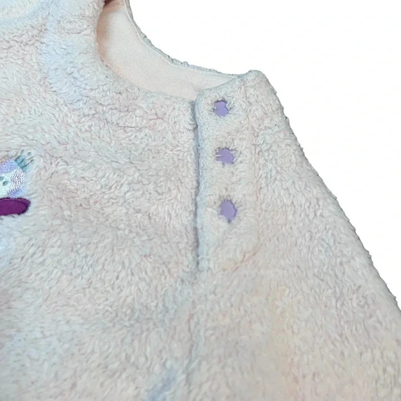 Hanna Andersson Fairy Fuzzy Fleece Sweater Size 60 - Picture 3 of 6